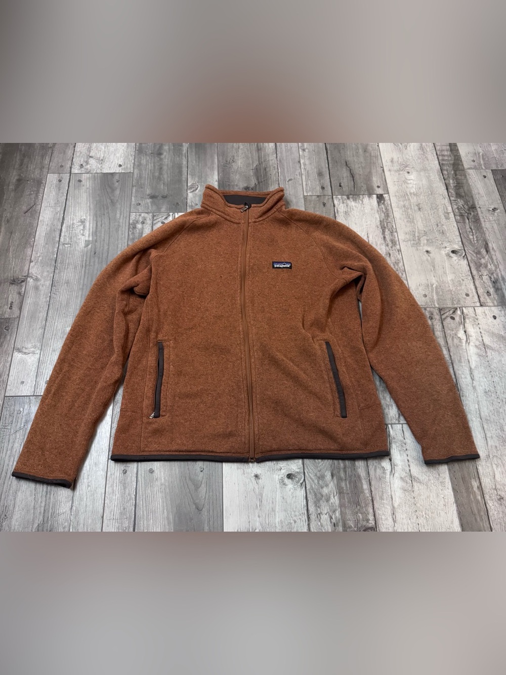 Patagonia Better Sweater Men's Full-Zip Fleece Jacket Cinnamon Brown FLAW